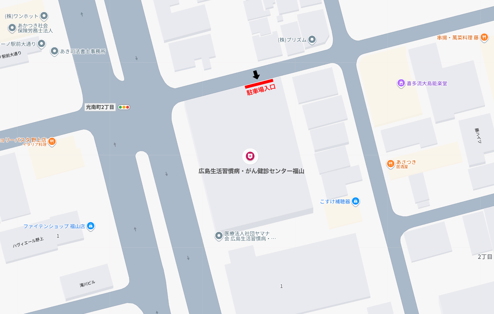 駐車場の場所